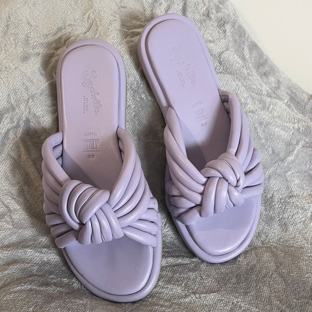 Seychelles Women's Lavender Knotted Sandals Size 6
